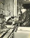 Albert Belzer the firefighter. Picture originally appeared in the Hartford Courrant, probably in the 1950s.